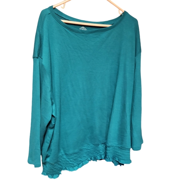 St. John's Bay Tops - St. John Bay Women's Plus Size Pullover Teal Top Nwt Size 3x